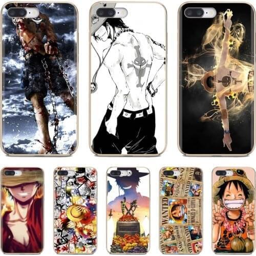 For Samsung Galaxy A3 A5 A7 A9 A8 Star Lite A6 Plus 2018 2015 2016 2017 Anime One Piece Portgas Monkey Luffy Soft Shell Case