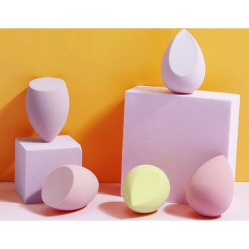 4PCS Makeup Sponge Set Blender Cosmetics Foundation Concealer Blending Powder Liquid Cream Make Up Puff Tools With Box