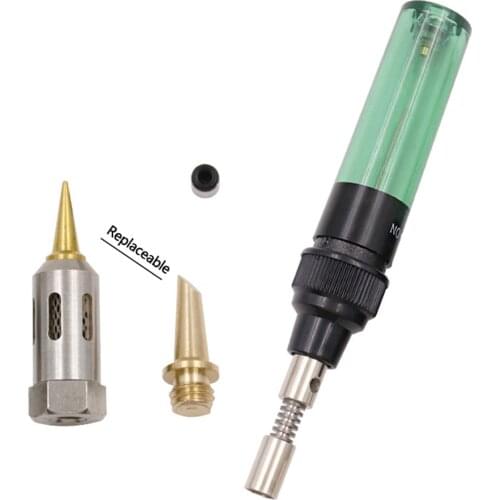 8 Pcs Butane Gas Soldering Iron Tips Set For Electric Blow Torch Gun Electric Soldering Iron Kit Set Temperature Adjustable