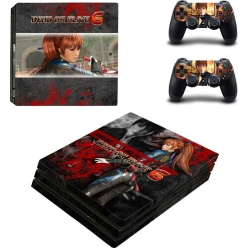 Dead or Alive 6 PS4 Pro Stickers Play station 4 Skin Sticker Decals For PlayStation 4 PS4 Pro Console & Controller Skins Vinyl
