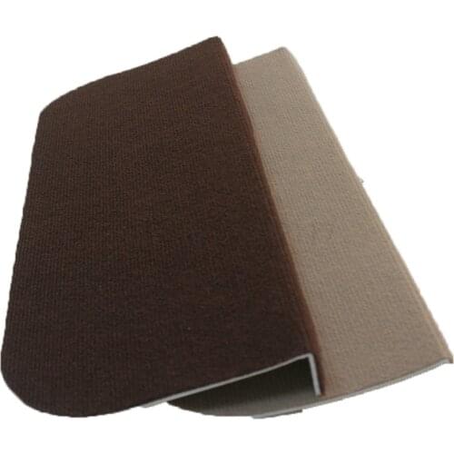 Brown/Beige Polyester Anti-slip Stair Pads Carpet Mat Self-adhesive Sticky Bottom Repeatedly-use Safety Pads Mat for Home