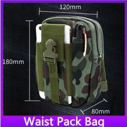 8 Colors Waist Pack Bag Multifunctional Cycling Universal Optional Running Climbing Durable Large Capacity Waterproof Nylon Bag