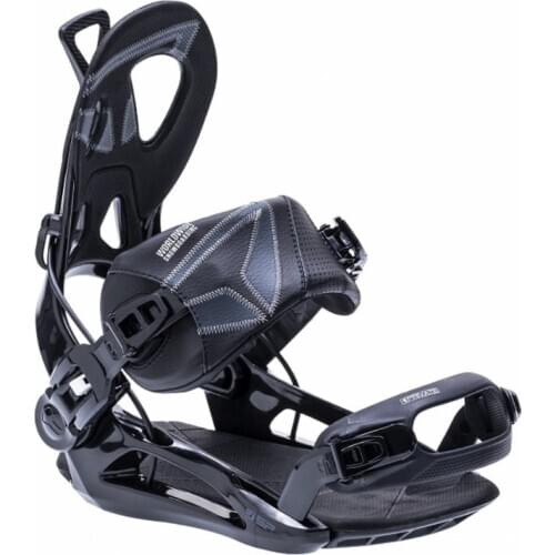 Fijaciones Snowboard Bextreme SP Private Black L Medida pie 42-44 EU 8-10 US para Hombre y Mujer. Fijaciones Snow automáticas Ti