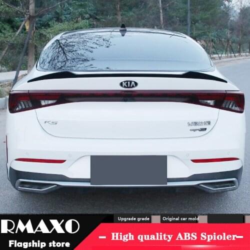 For Optima Spoiler 2020-2021 Kia Optima K5 Spoiler M4KD ABS plastic Material Car Rear Wing Color Rear Spoiler