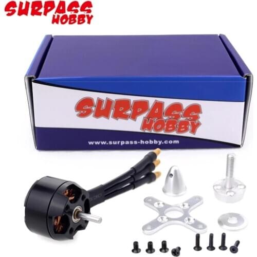 SURPASS HOBBY 2216 C2836 750KV 880KV 1120KV Brushless Motor for RC Airplane Fixed-wing Glider Aircraft