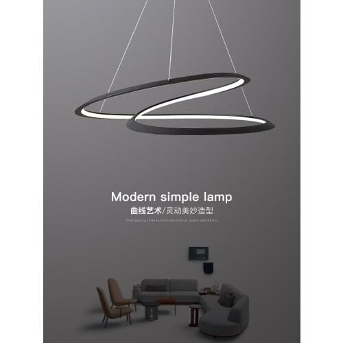 Dining room lights led home creative atmosphere living room lights modern minimalist nordic designer art pendant lamps