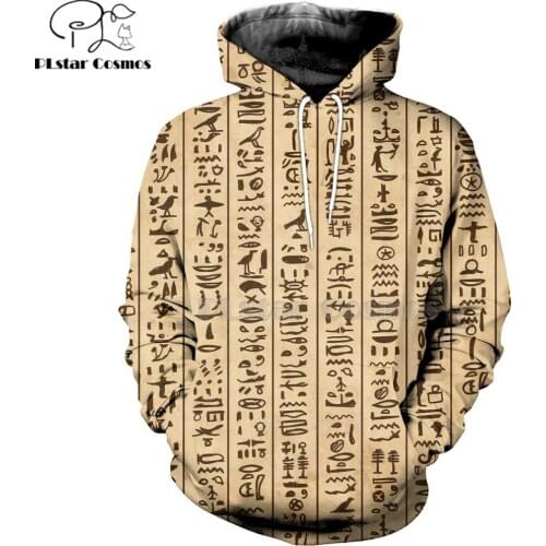 Mysterious retro ancient Horus Egypt goddess Pharaoh totem 3d hoodies/Sweatshirt Winter autumn funny long sleeve streetwear-49