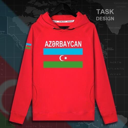 Azerbaijan Azerbaijani AZE mens hoodie pullovers hoodies men sweatshirt streetwear clothing hip hop tracksuit nation flag new 02