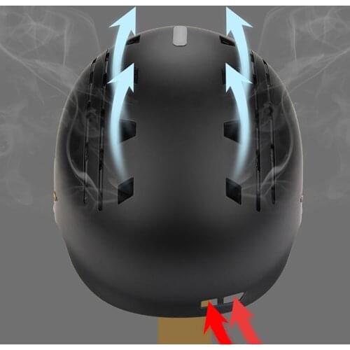 Breathable Adjustable Ultralight Unisex Cycling Helmet With HD Widening Lens Support Myopic Lens Electrocar Bike Helmet