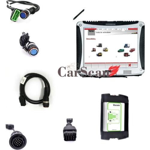 Vocom 88890300 for volvo renault heavy duty diagnosis scanner tool For Renault EURO 6 DXI DTI VERSION2, VERSION3, VERSION4 whit