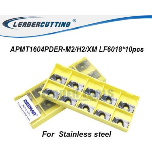 APMT1135PDER APMT1604PDER-H2 APMT1604PDER-M2 APMT1604PEER-XM LF6018*10pcs Deskar Carbide Milling Inserts,BAP400R Milling cutter