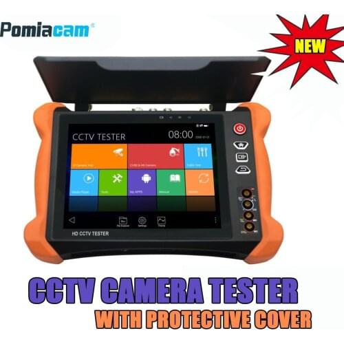 X9 8inch Touch screen H.265 4K 8MP IP Camera Tester 2K TVI CVI AHD SDI CVBS CCTV Tester Monitor with TDR, Cable tracer DHL Free