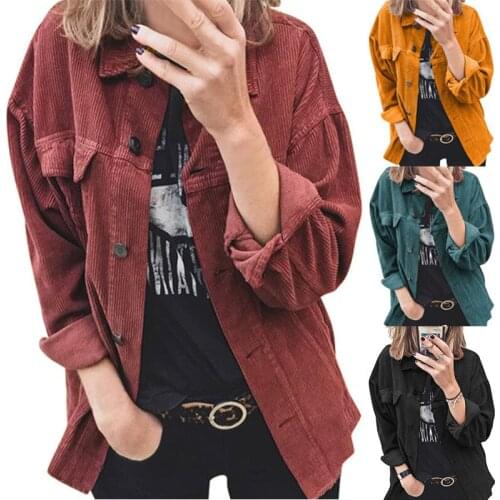 YYFS Women's Corduroy Shirts