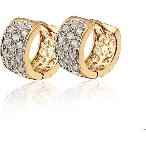 10Pairs Wholesale Earings Gold Hoop Earrings For Women Gift Boucle D'oreille Femme Brincos Mulheres Korean Fashion Jewelry E2233