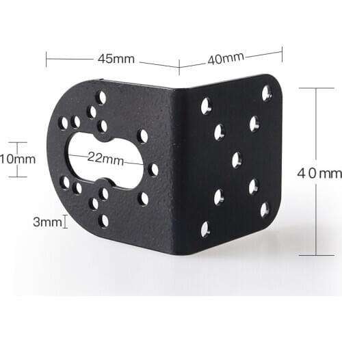 25mm/ 33mm/ 37mm DC motor Fixed bracket metal servo motor bracket for Shaft diameter 4mm/ 5mm/ 6mm motor rc tank part DIY