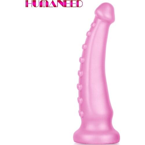 27.5*8CM Huge Long Soft Silicone Anal Plug With Suction Cup Vagina Anus Expansion Prostate Massage Adult Sex Toys For Woman Men