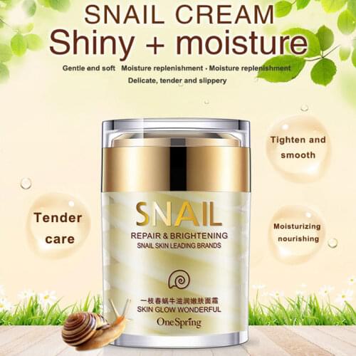 5Pcs OneSping Face Cream Snail Cream Whitening Cream Aloe Vera Gel Eye Serum Eye Bags Anti Wrinkle Moisturize Face Care Cosmetic