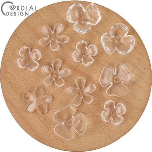 Cordial Design Acrylic Beads/Jewelry Accessories/Hand Made/Clear Beads/Jewelry Findings & Components/Beads For DIY/Bead Making