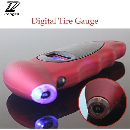 ZD 1X Car tire pressure gauge Portable digital display monitor For Lada granta vesta Kia rio ceed cerato Mini cooper accessories