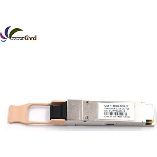 Free Shipping Cisco QSFP-100G-SR4-S Compatible 100GBASE-SR4 QSFP28 100G 850nm 100m DOM MTP/MPO MMF Optical Transceiver Module