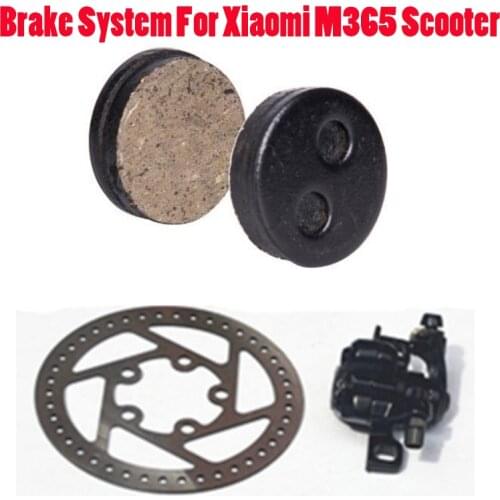 Scooter Disk Brake Disc Rotors Pads For Xiaomi Mijia M365 Electric Skateboard Replacement Parts Friction plate