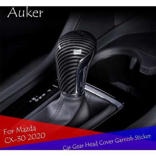 For Mazda CX-30 CX30 2020 2021 car gear shift button decoration car covers car stickers car-styling Accessories