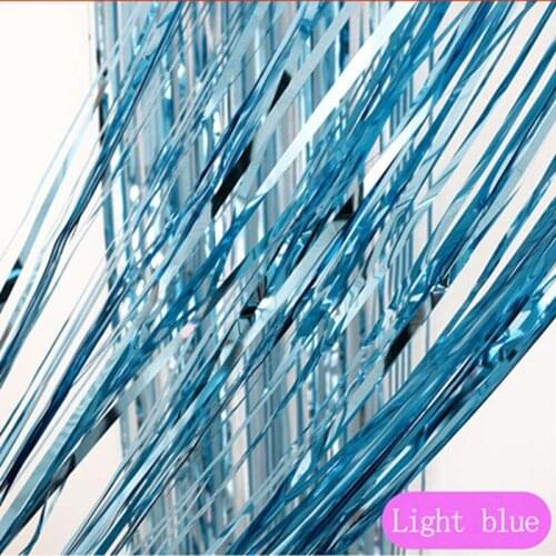 Foil Party Backdrop Curtains Rose Gold Wedding Backdrop Birthday Party Decorations Adult Tinsel Glitter Curtain Party