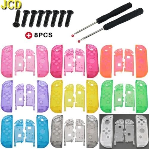 JCD Clear Plastic Housing Shell Case For Nintend Switch Joy Con Controller For NS NX JoyCon Cover Repair Parts