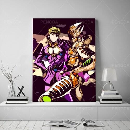 Blood Animation Jojo S Bizarre Modular Pictures Canvas Painting Wall Art Posters Print Modern Living Room Home Decor Framework