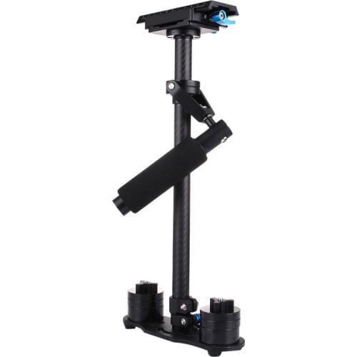 MCOPLUS 40cm Carbon Fiber Portable Handheld Stabilizer Video Steadycam Stabilizers for Canon Nikon /SONY DSLR Camera