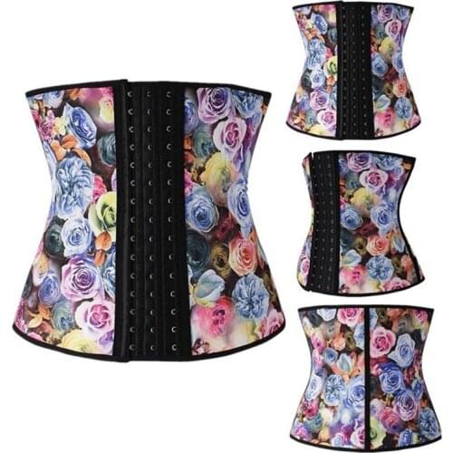 Fashion plus size women corsets and bustiers fitness slim floral corselet flower hot sexy corset fashion lingerie