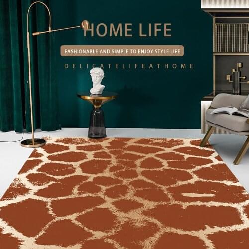 Fashion Rug Animal Skin Texture Carpet Living Room Bedroom Soft Carpet Rug Anti-slip Rugs Water Home Floor Decor Mats Absorption