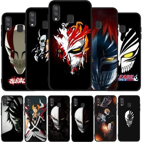 Bleach anime Ichigo Kurosaki Black Phone Case For Samsung Galaxy A71 A51 A41 A31 A20E A10 A20 A40 A50 A70 M30S M20 A7 A8 A9