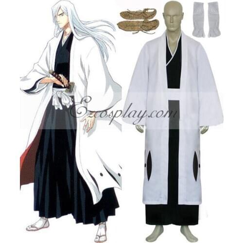 Bleach 13th Division Captain Ukitake Jyushirou Cosplay Costume E001