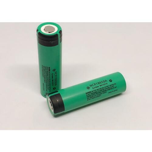 2PCS/LOT New Original Panasonic 18650 NCR18650A 3.7V Rechargeable Lithium Battery 3100mAh Flashlight Torch Batteries Cell