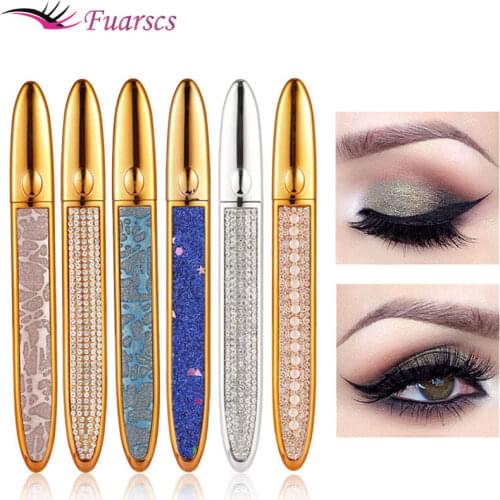 Magic Self Adhesive Lashes Eyeliner Long Lasting No Glue Non Blooming Quick Drying Eyelashes Sticking Eye liner Pencil 6 color