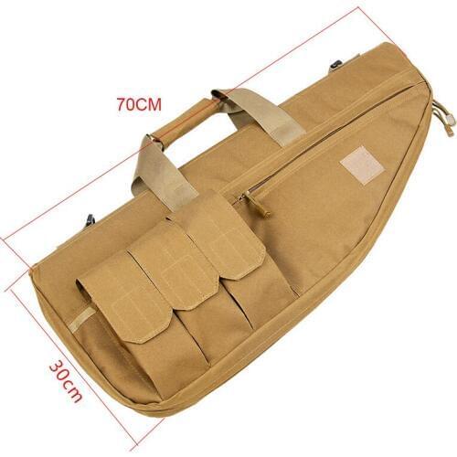 PPT Tactical Rifle Bag Rifle Case Black Tan Color 70x30cm Hunting Bag Airsoft Case For Hunting Use gs12-0002