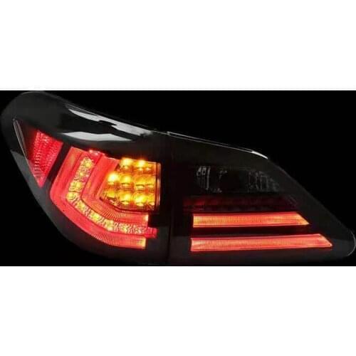 For Lexus RX450 RX350 tail light assembly 2005-2015 270 450H modified LED light guide smoked black and red