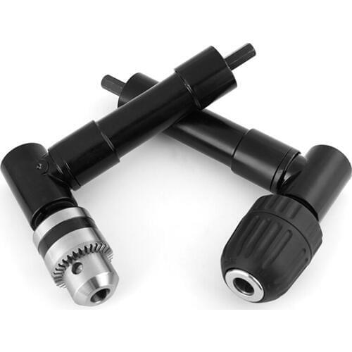 1500RPM 3/8" Right Angle Drill Attachment 90 Degree Chuck Key Handle Adaptor For Electric Tool Accessories