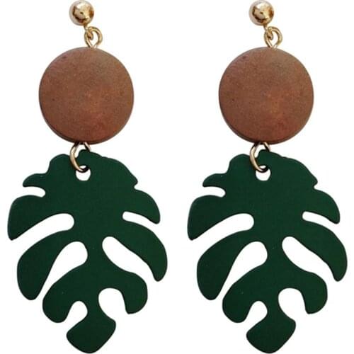 Ear Cuff For Women Leaf Dangle Women Stud Earrings clip on earrings Jewelry long earrings women accessories oorbellen hangers