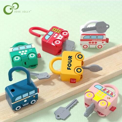 1/3Pcs DIY ABS Fun Unlocking Toys Toy Car children blocks toys Puzzle toy car Montessori Early education toys Kids Gifts YJN