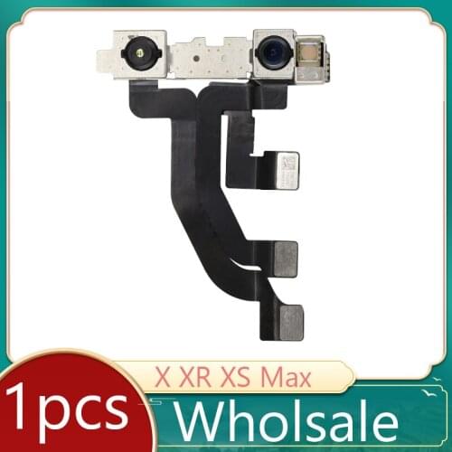 1pcs Front Camera For iPhone X XR XS Max Proximity Sensor Face Front Camera Flex Cable Phone Repair Parts
