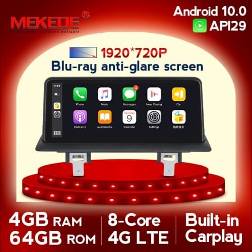 10.25'' Android 10 IPS Car GPS Navigation Radio player Multimedia for BMW 1 Series 120i E81 E82 E87 E88 4G RAM 64G ROM 8 core