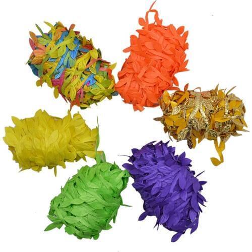10 Meters Multicolor Silk Leaf Artificial Green Leaves Rattan DIY Handmade Scrapbooking Craft Fake Flower Wedding Decoration