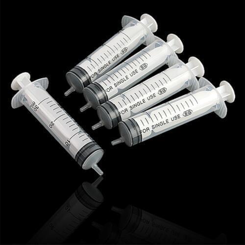 10Pcs Plastic Syringe 30ml Reusable Big Large Hydroponics Plastic Nutrient Sterile Health Measuring Automatic Pet Cat Feeders