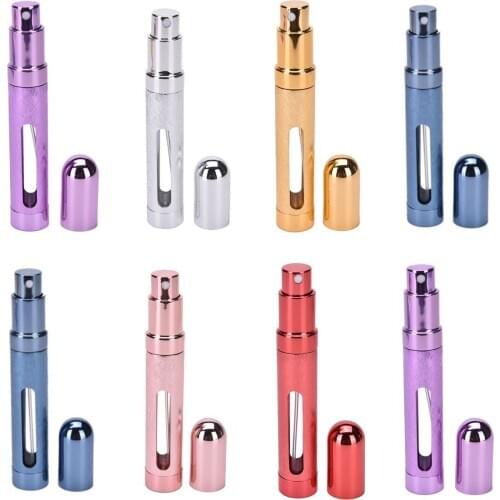 12ML Mini Small Empty Perfume Spray Bottle Portable Refillable Plastic Parfume Atomizer Mist Dispenser Travel Container