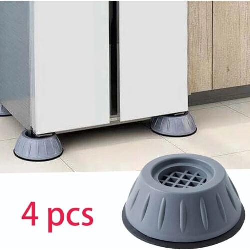 4PCS/Set Washing Machine Feet Washing Machine Support Anti-slip Anti Vibration Dryer Base Fixed Non-Slip Pad Refrigerator Pads