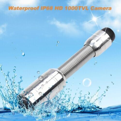 IP68 Waterproof 23mm Stainless Steel Industrial Pipe Sewer Inspection Endoscope Camera Head Used For Camera Repair & Replacement