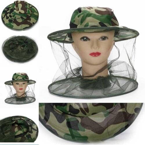 Camouflage Unlined Shawl Cap All-Matched Mosquito Cap Beekeeping Anti-Bee Jungle Cap Prevention Neck Head Cover