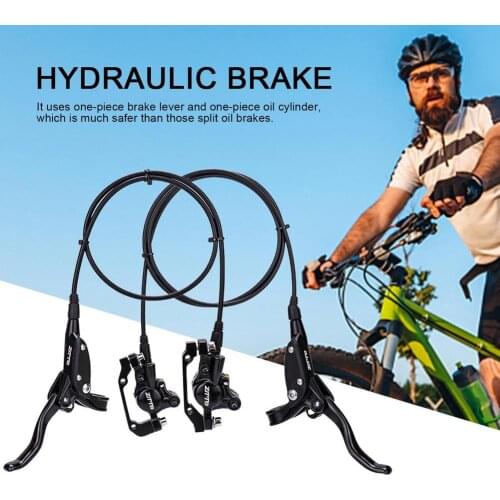 MTB Bike Hydraulic Oil Disc Brake Set Caliper Bicycle Cycling Parts Set Rotor Caliper Bicycle Rotor Caliper Cycling Accessories